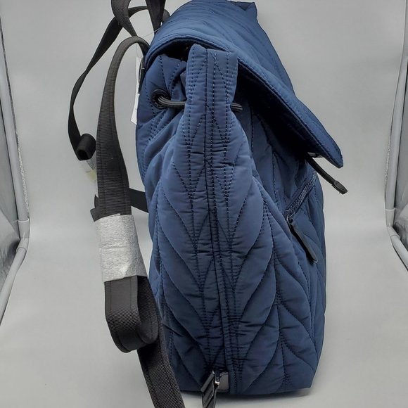 Kate Spade Large Ellie Flap Backpack Nightcap Blue